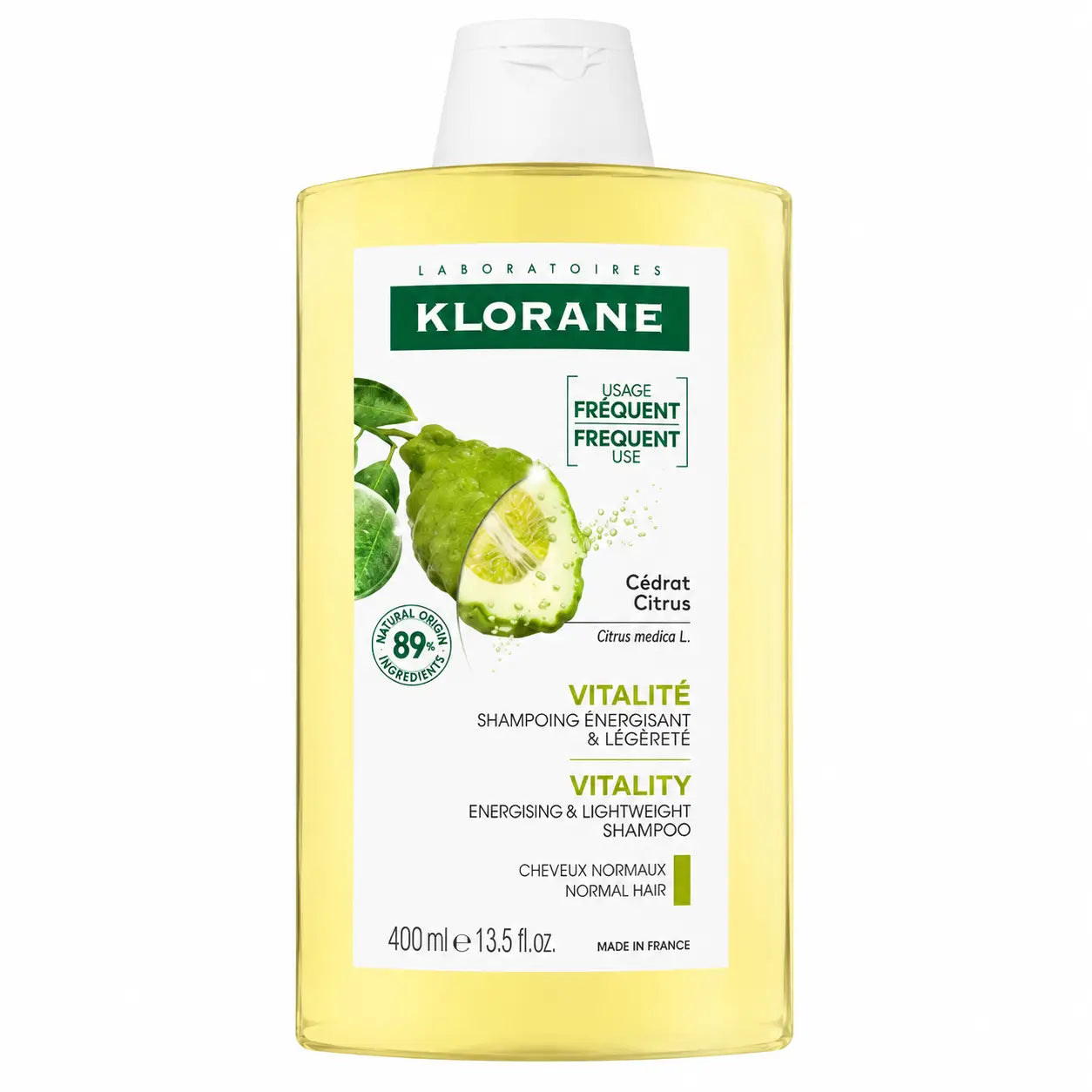 Klorane Citron Shampoo für fettiges Haar 400 ml