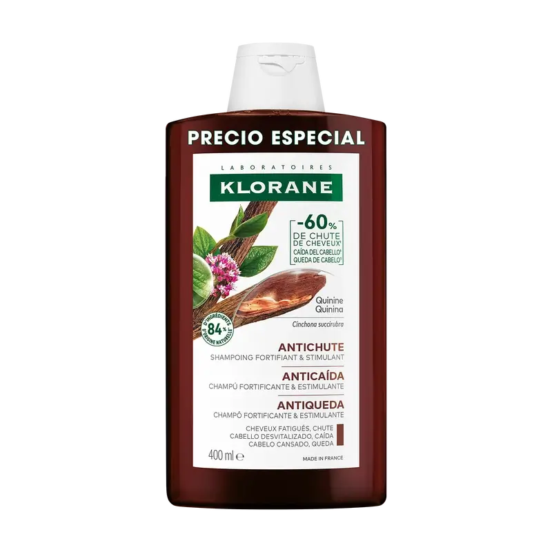 Klorane Bio-Chinin und Edelweiß Shampoo 400 ml