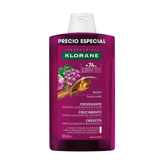 Klorane Wachstum Wachstumsbeschleuniger Shampoo, 400 ml