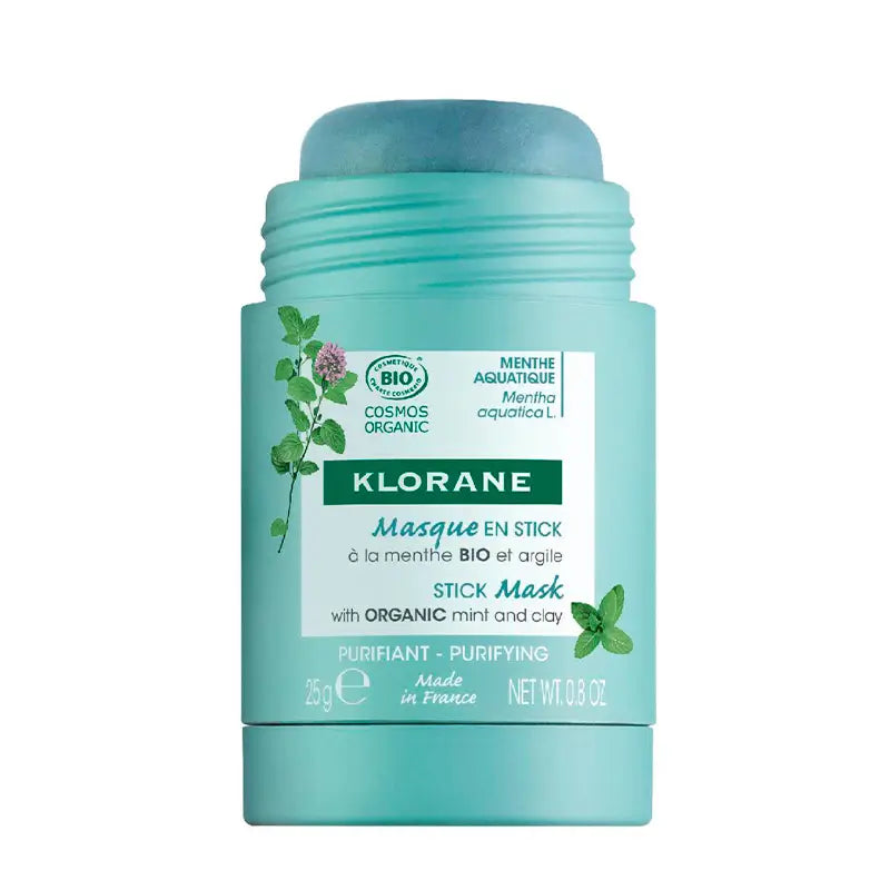 Klorane Bio Aquatische Minze und Tonerde Stick Maske 25g