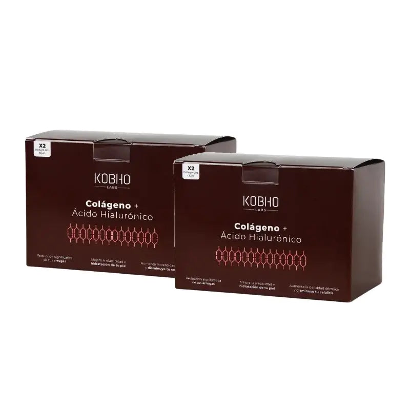 Kobho Labs Duplo Kollagen + Hyaluronsäure, 2 x 40 Ampullen