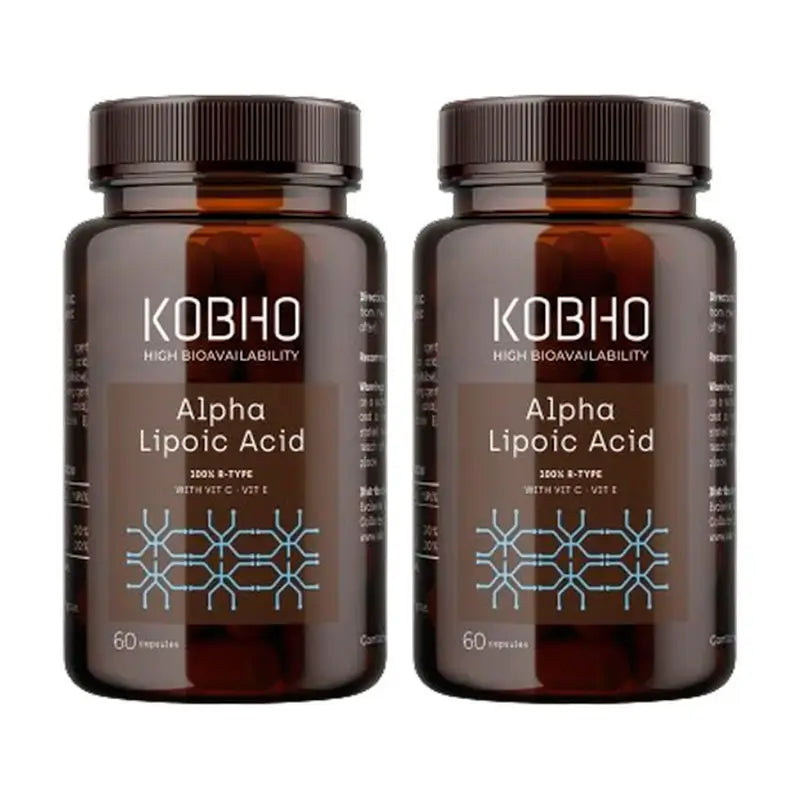 Kobho Labs Duplo Alpha-Liponsäure Ergänzung, 2 x 3 x 60 Kapseln