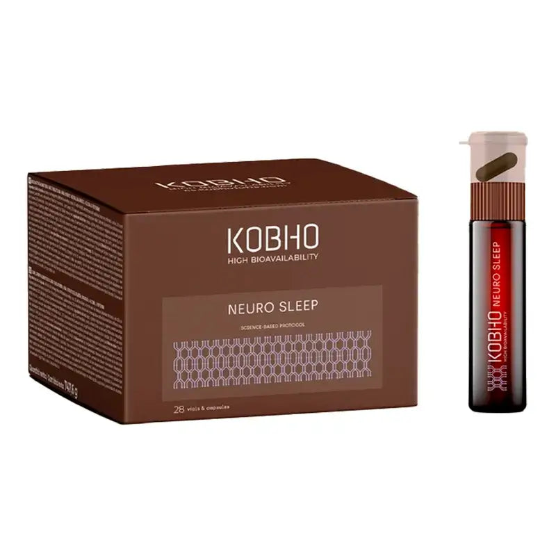 Kobho Labs Neuro Sleep , 28 Fläschchen und Kapseln