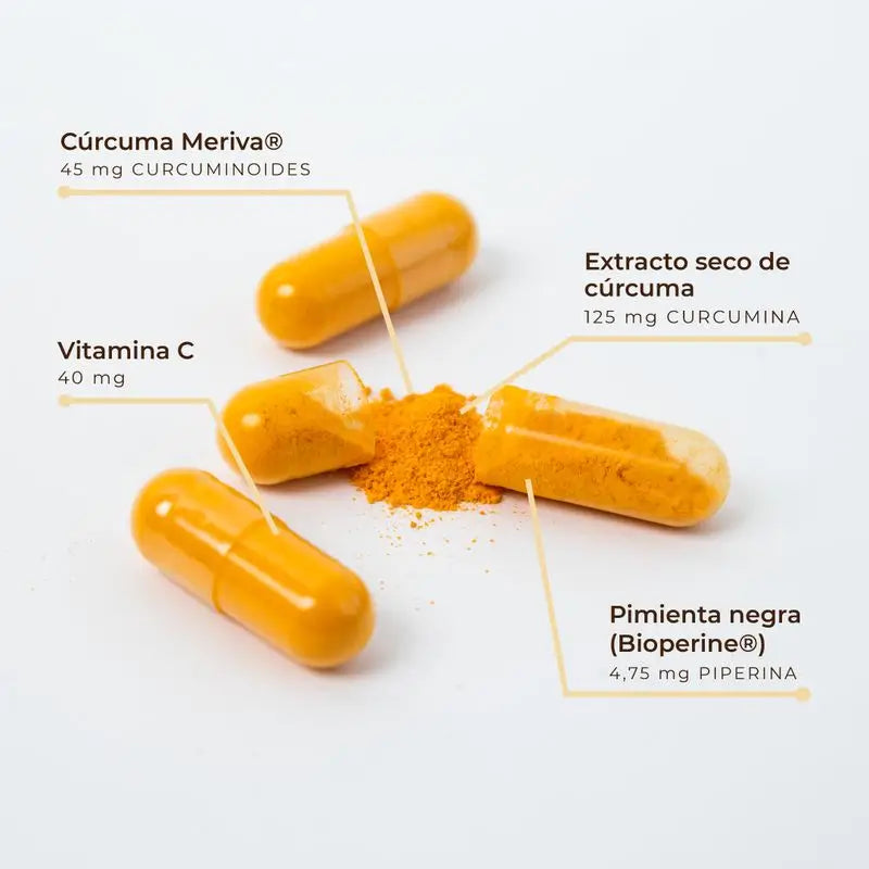Kobho Labs Supplement Kurkuma + Schwarzer Pfeffer, 60 Kapseln
