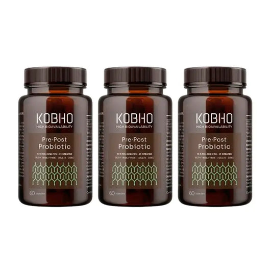 Kobho Labs Triplo Pre-Post Probiotic Supplement, 3 x 60 Kapseln