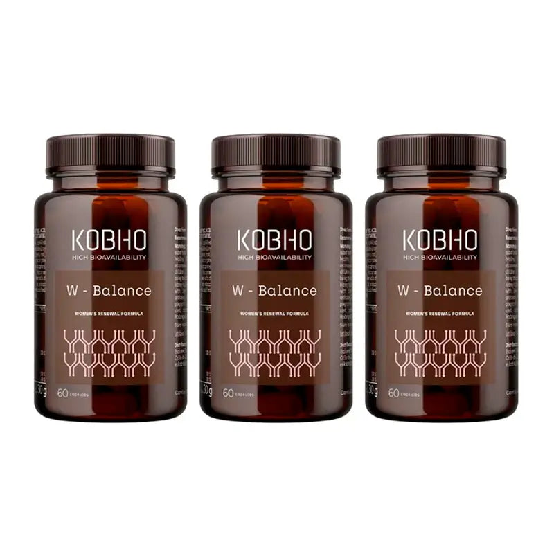 Kobho Labs Triplo W- Balance Supplement, 3 x 60 Kapseln