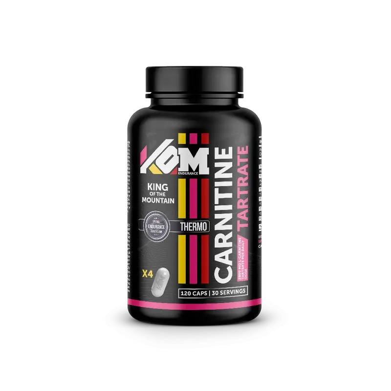 Kom Endurance Carnitin Sportnahrung, Flasche mit 120 Carnitin-Kapseln