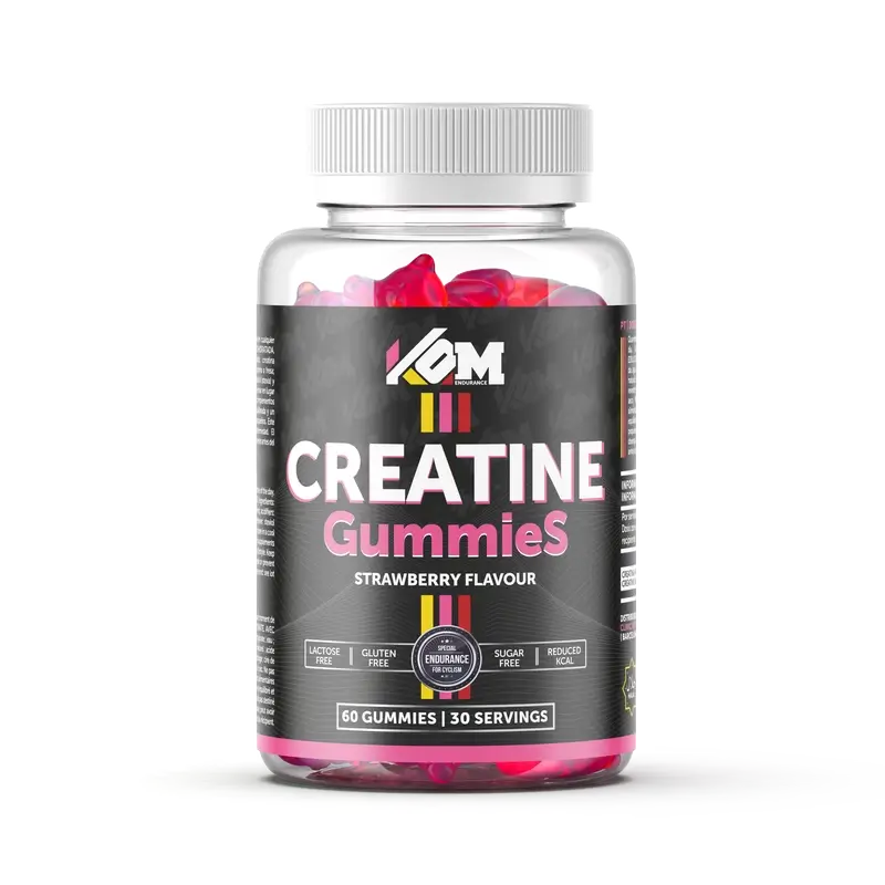 Kom Endurance Creatine Sports Nutrition , 60 Kreatin-Gummis mit Erdbeergeschmack