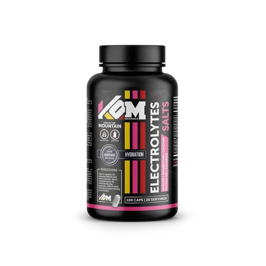 Kom Endurance Hydration Sports Nutrition, Flasche mit 100 Elektrolytkapseln