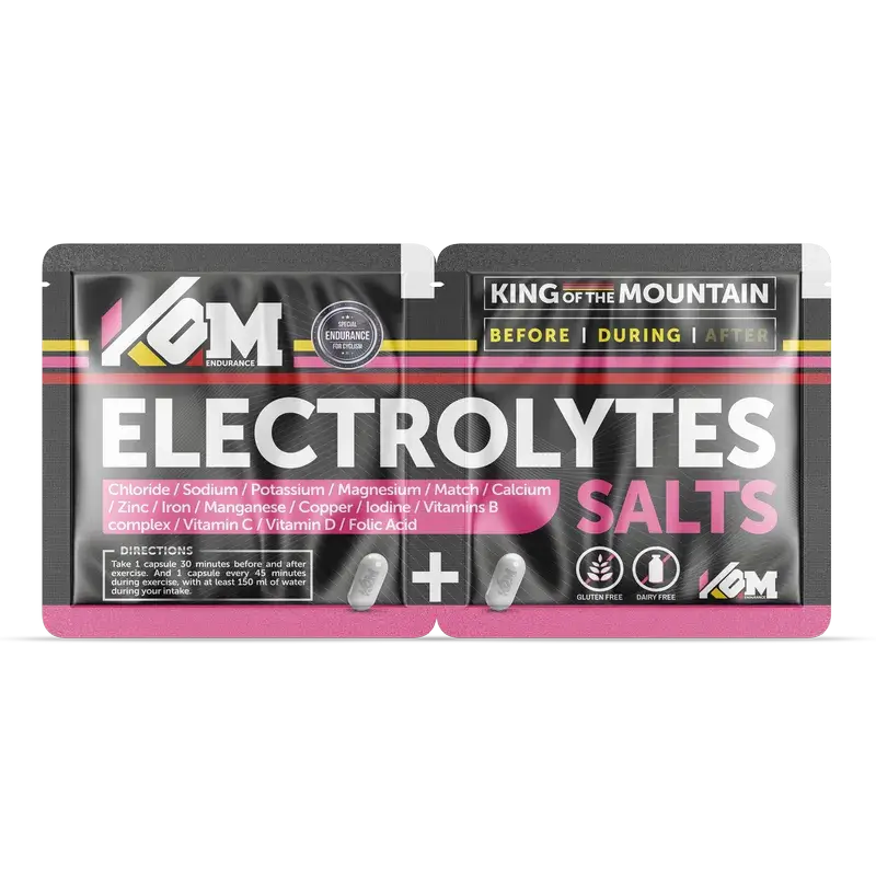 Kom Endurance Hydration Sports Nutrition, zwei Elektrolytkapseln im Doppelpack
