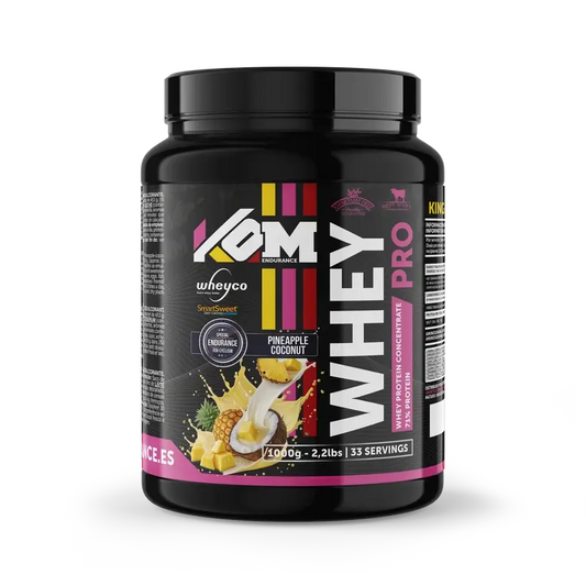 Kom Endurance Proteins Sports Nutrition , 1kg Molkenprotein-Dose Ananas-Kokos-Geschmack