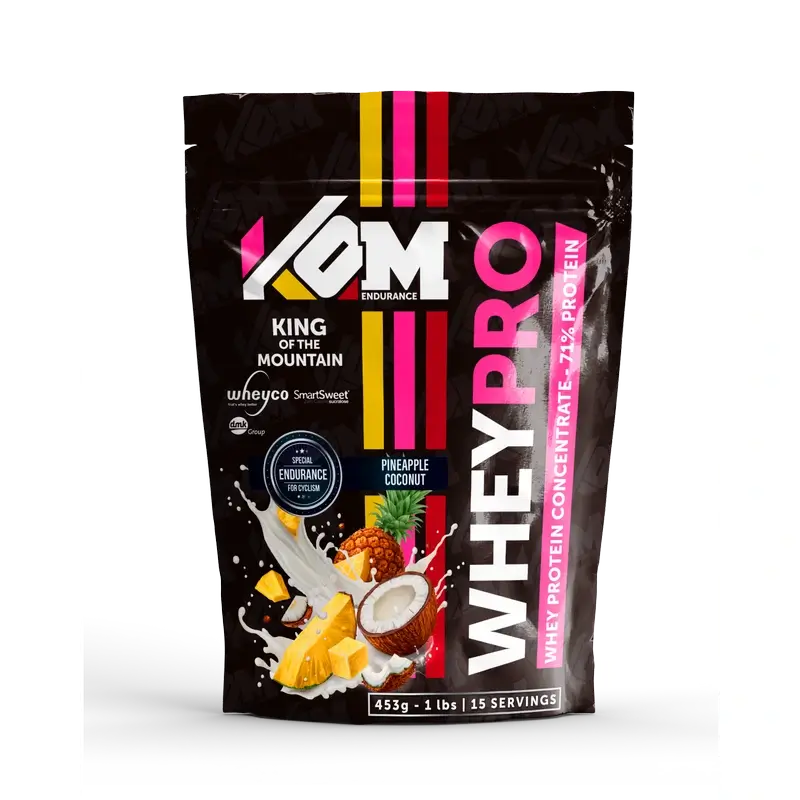 Kom Endurance Proteins Sports Nutrition , Molkenprotein-Sack 453 g Ananas-Kokos-Geschmack