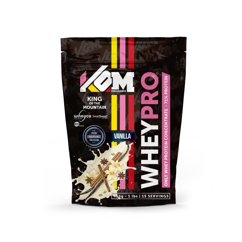 Kom Endurance Proteins Sports Nutrition , Molkenproteinsack 453 g Vanillegeschmack