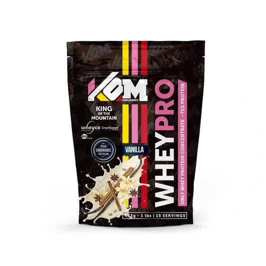Kom Endurance Proteins Sports Nutrition , Molkenproteinsack 453 g Vanillegeschmack