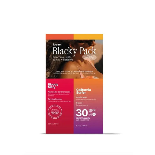 Kream Protector - Beschleuniger - Blacky Pack - Bloody Mary 150 Ml + California Surfer Spf 30 200 Ml