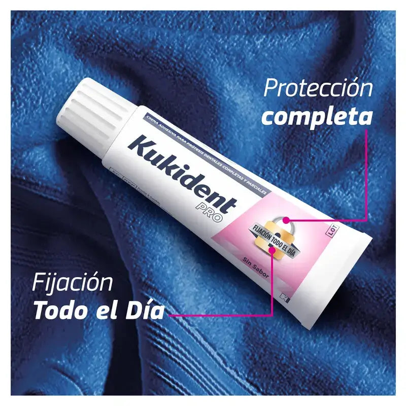 Kukident Quadruple Pro Complete Haftcreme für Zahnersatz, Neutral 4 x 70 Gr