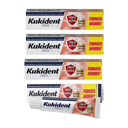 Kukident Quadruple Pro Plus Festigkeit beim Kauen, 4 x 57 Gr