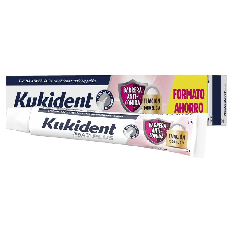 Kukident Pro Plus Geschmacksneutrale Anti-Comida-Barriere, 57 Gr