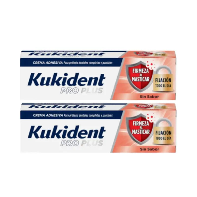 Kukident Pro Plus Kaugummi Festigkeit Unterstützung 40g + 40g