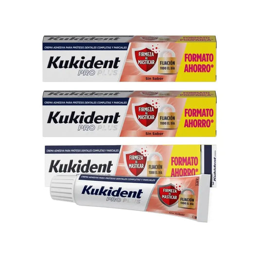 Kukident Triplo Pro Plus Festigkeit beim Kauen, 3 X 57 Gr