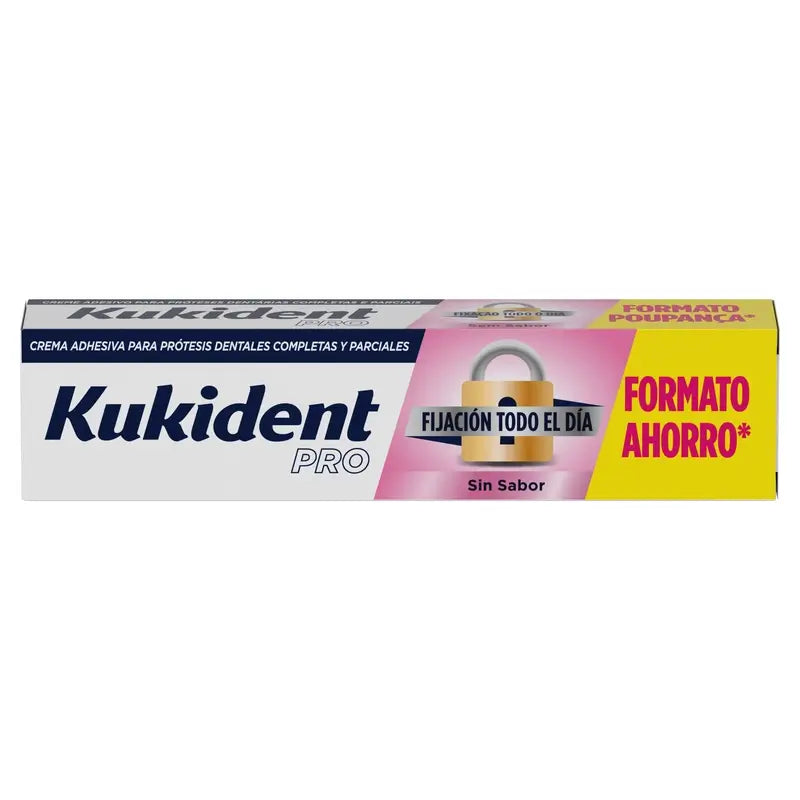 Kukident Triplo Pro Komplette Haftcreme für Zahnersatz, Neutral 3 x 70 Gr
