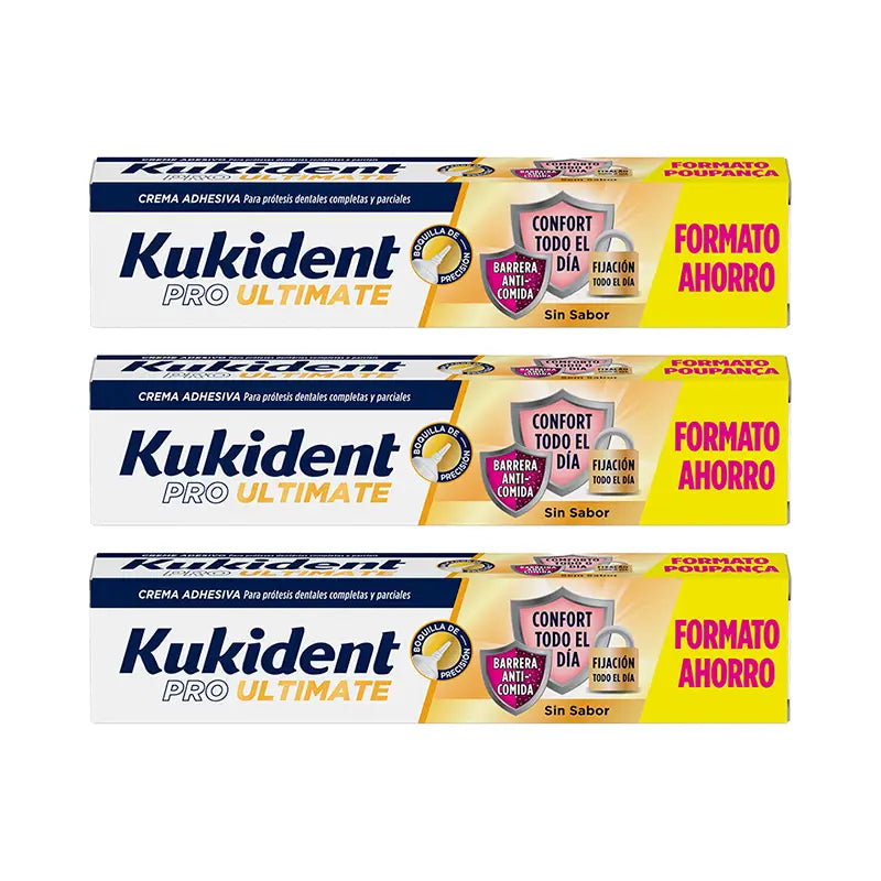 Kukident Triplo Pro Ultimate Geschmacksneutral, 3 x 57 Gr