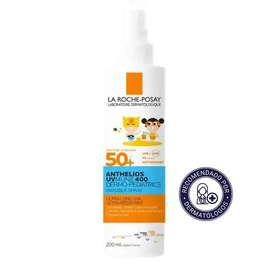 La Roche Posay Anthelios Dermo-Pediatrics Unsichtbarer Sonnenschutz Spray SPF 50+ Kinder, 200 ml