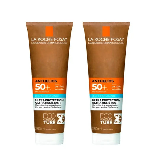 La Roche Posay Anthelios Ökologisch-nachhaltige Feuchtigkeitsmilch Spf 50+, 2X250 Ml