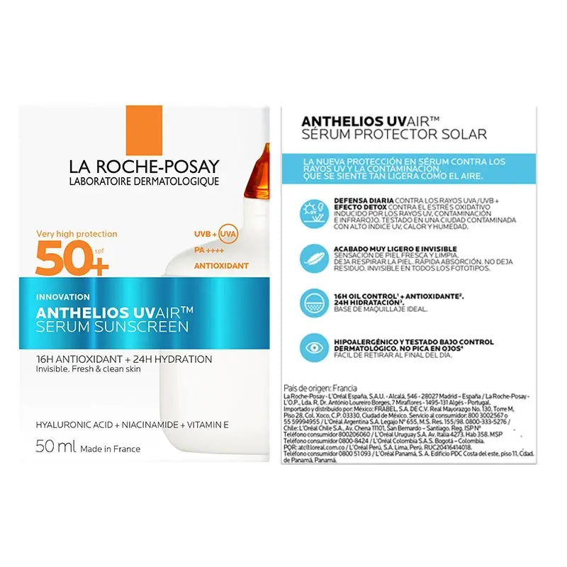 La Roche Posay Anthelios Uvair Sonnenserum Spf50+ , 50 ml