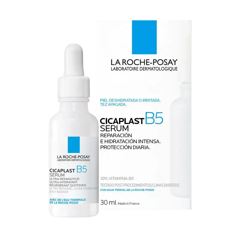 La Roche Posay Cicaplast B5 Serum, 10% Vitamin B5. Repariert und spendet Feuchtigkeit. Täglicher Schutz. , 30 ml