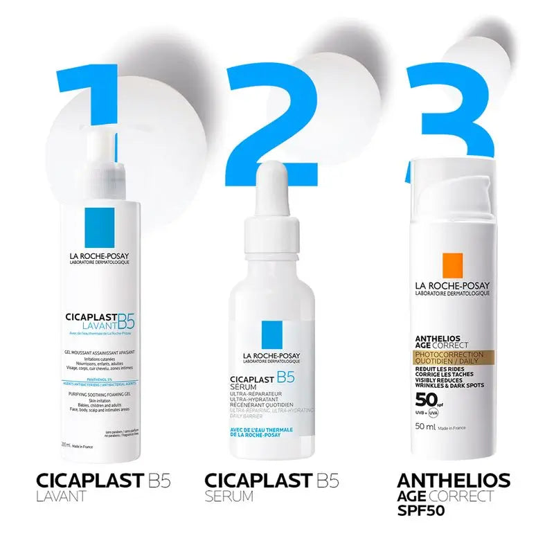 La Roche Posay Cicaplast B5 Serum, 10% Vitamin B5. Repariert und spendet Feuchtigkeit. Täglicher Schutz. , 30 ml