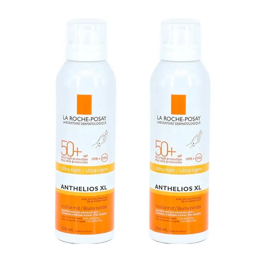La Roche Posay Duplo Anthelios Xl Unsichtbarer Nebel Spf 50+, 2 X 200 Ml