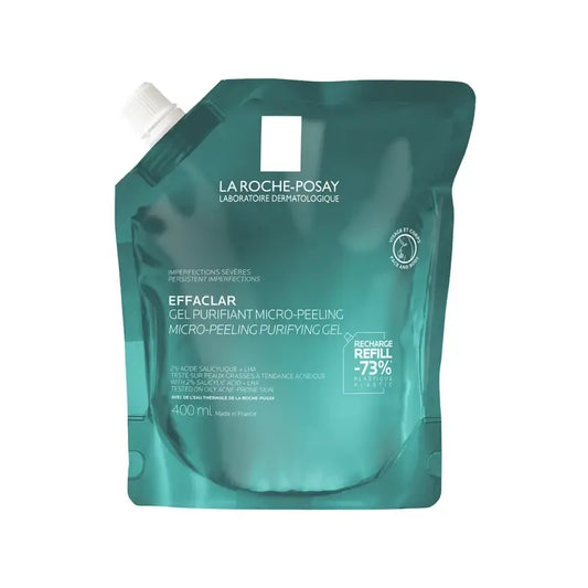 La Roche-Posay Effaclar Mikro-Peeling-Gel, Nachfüllpackung, 400 ml