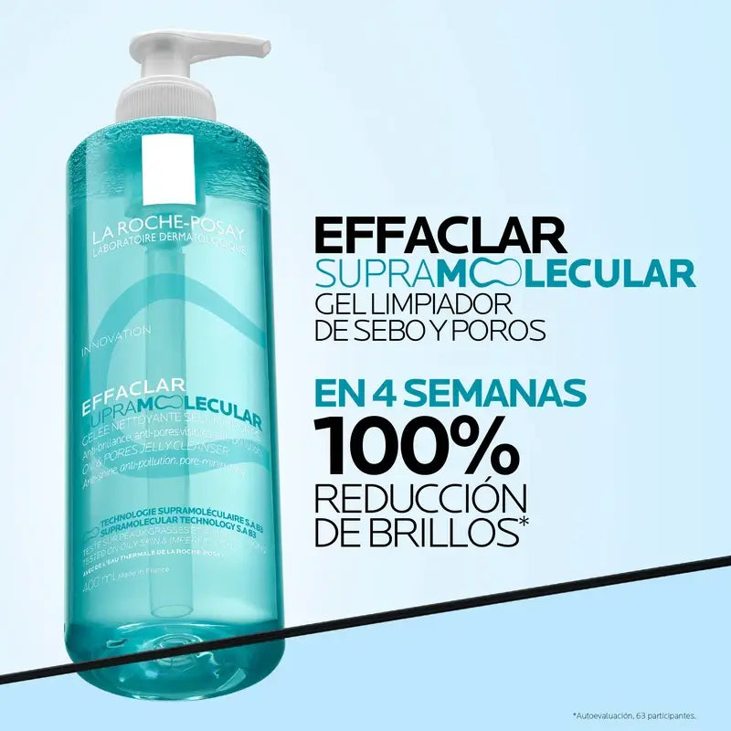 La Roche-Posay Effaclar Supramolekulares Reinigungsgel, 400 ml