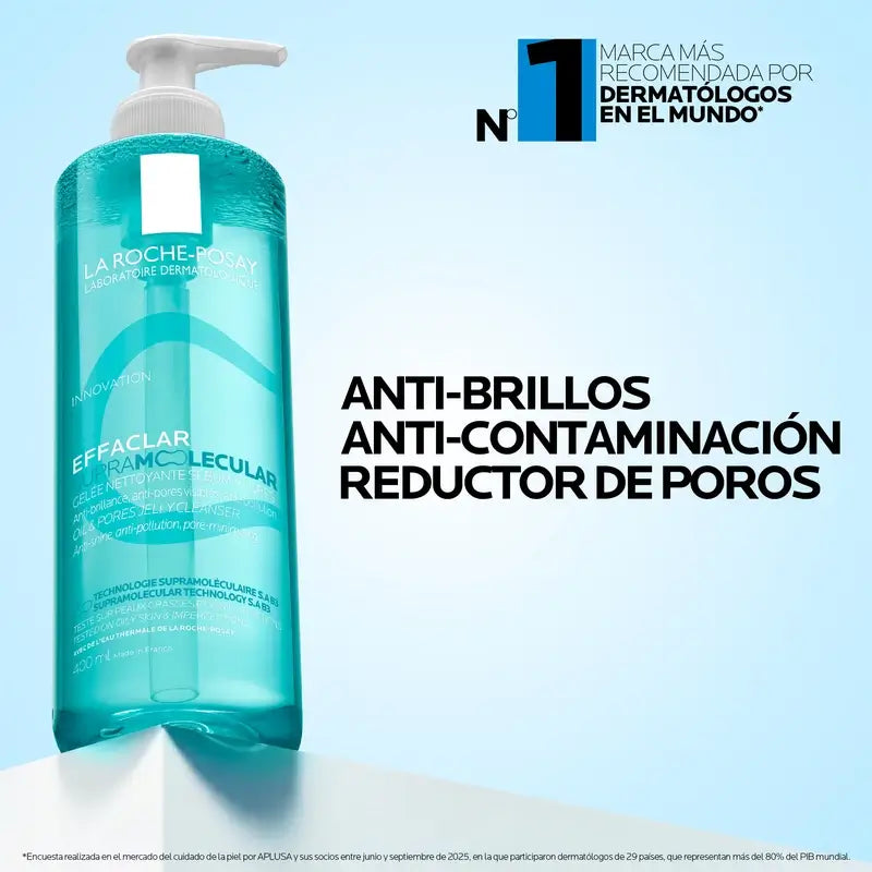 La Roche-Posay Effaclar Supramolekulares Reinigungsgel, 400 ml