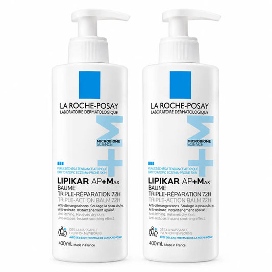 La Roche Posay Lipikar Baume Ap+M Packung 2 x 400 ml