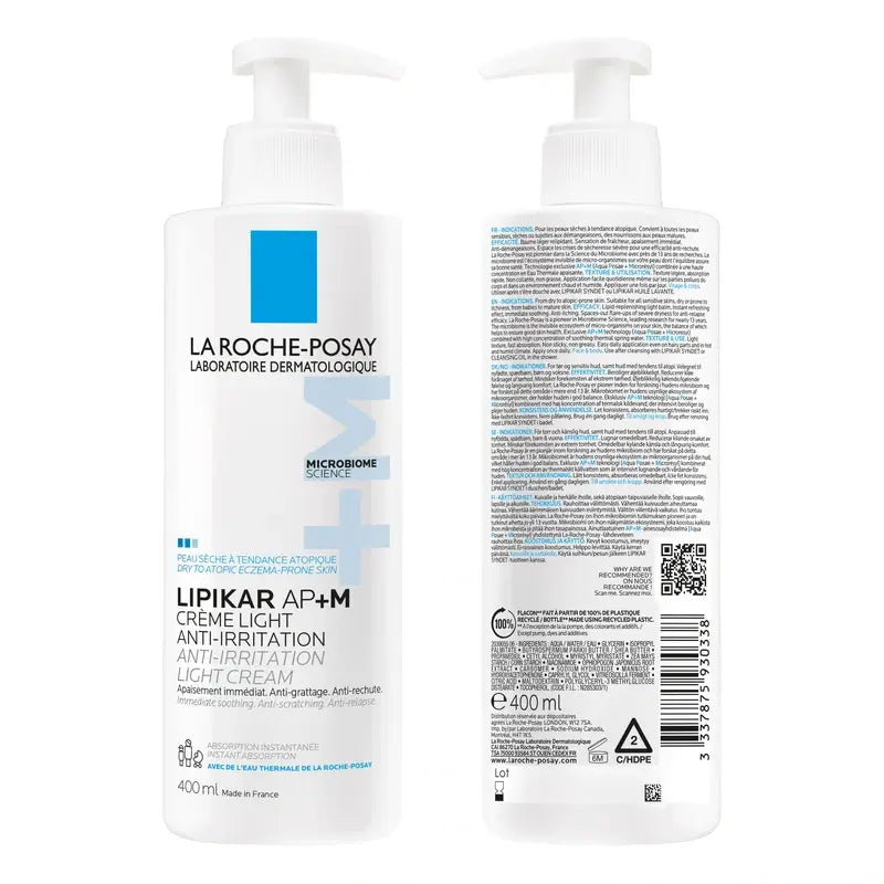 Lipikar Baume Ap+M Leicht, 400 ml