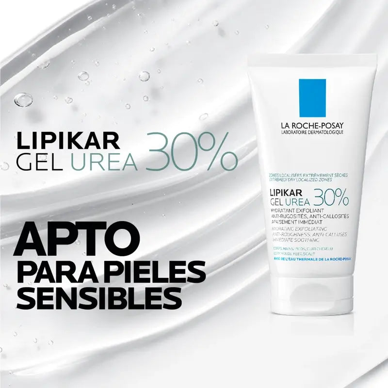 La Roche Posay Lipikar Urea Gel 30% - Feuchtigkeitsspendendes Gel mit Urea , 50 ml