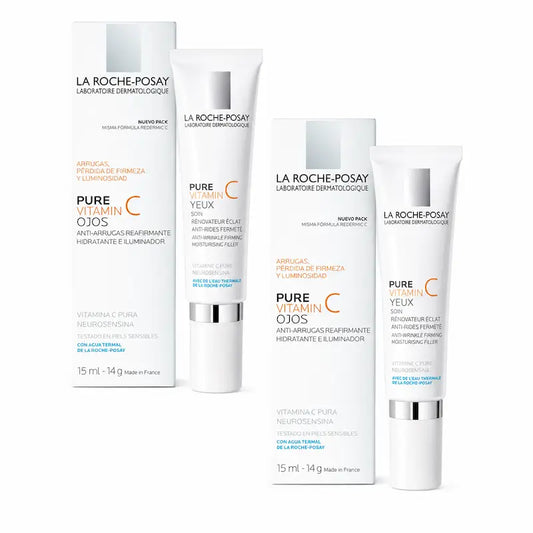 La Roche Posay Reines Vitamin C für die Augen, Packung 2 x 15 ml