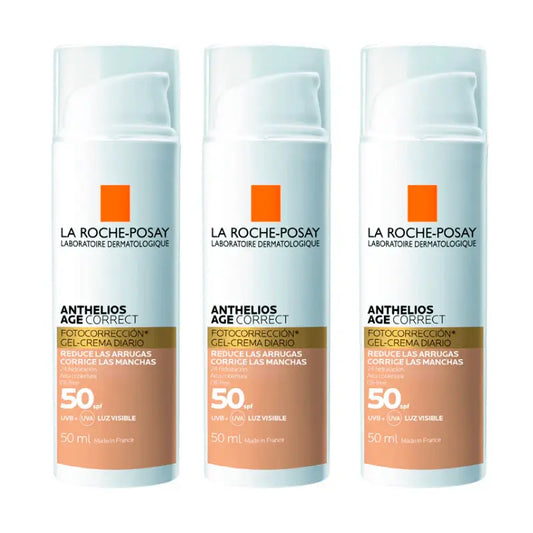 La Roche Posay Triplo Anthelios Age Correct Spf50 Farbe, 3 X 50 Ml
