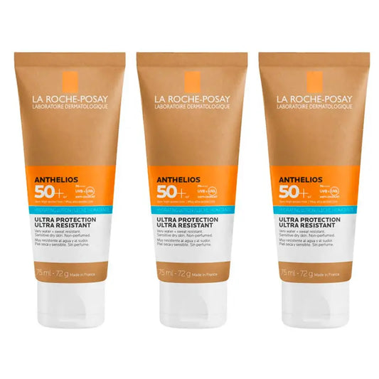 La Roche Posay Anthelios Triplo Feuchtigkeitsmilch Spf50+ Öko-nachhaltig, 3 X 75 Ml