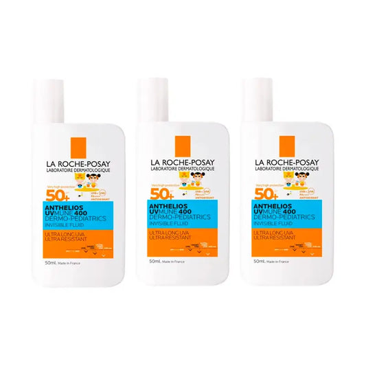 La Roche Posay Triplo Dermo-Pediatrics Hydrating Fluid Spf 50+ Atopische Haut, 3 X 50 Ml
