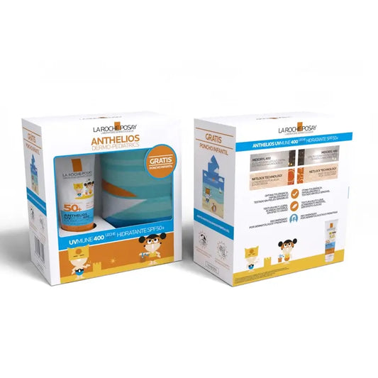 La Roche Posey Pack Anthelios Pedriatic Milk Spf50 + Poncho, 1 Packung