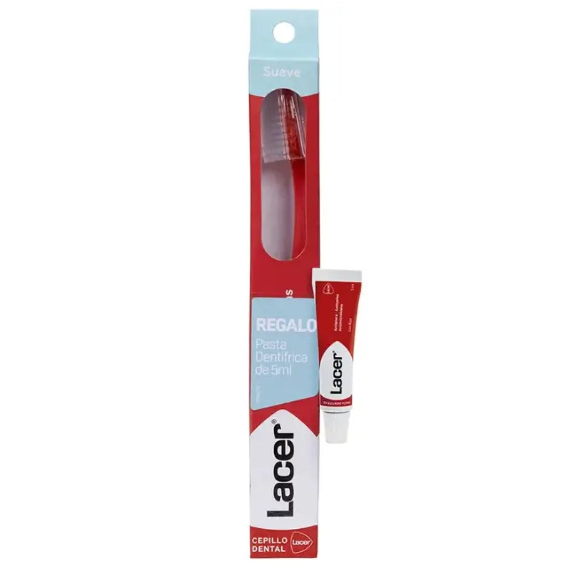 Lacer Soft Zahnbürste + Zahnpasta 5Ml