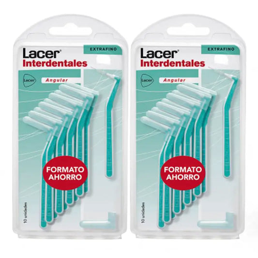 Lacer Duplo Eckige Extrafeine Interdentalbürste2 x 10 Stück