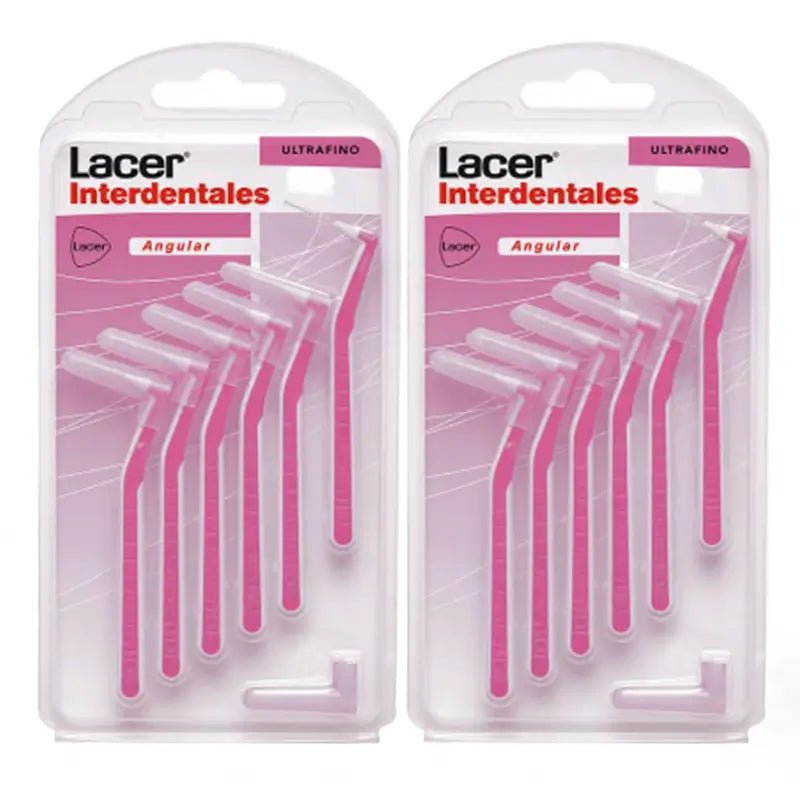 Lacer Duplo eckige Interdentalbürste Ultrafine 2 x 6 Stück