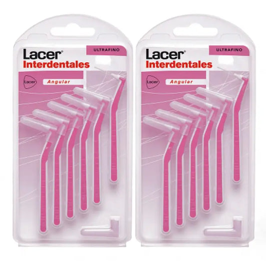 Lacer Duplo eckige Interdentalbürste Ultrafine 2 x 6 Stück
