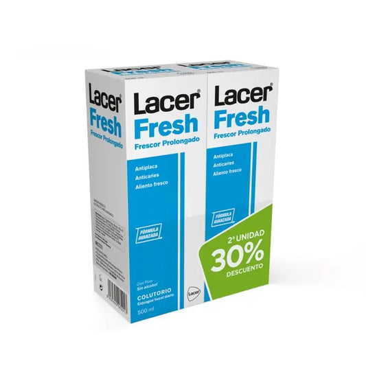 Lacer Fresh Mundwasser 600 ml (+20% gratis)