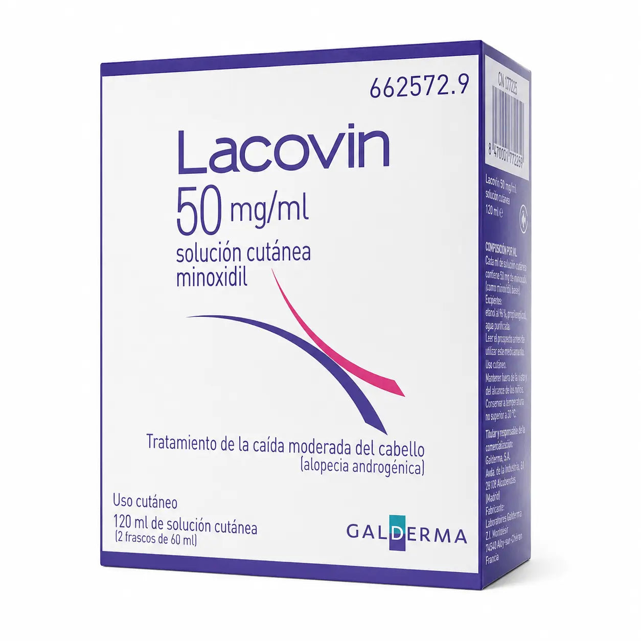 Lacovin 50 mg/ml Minoxidil Hautlösung 2 Fläschchen x 60 ml