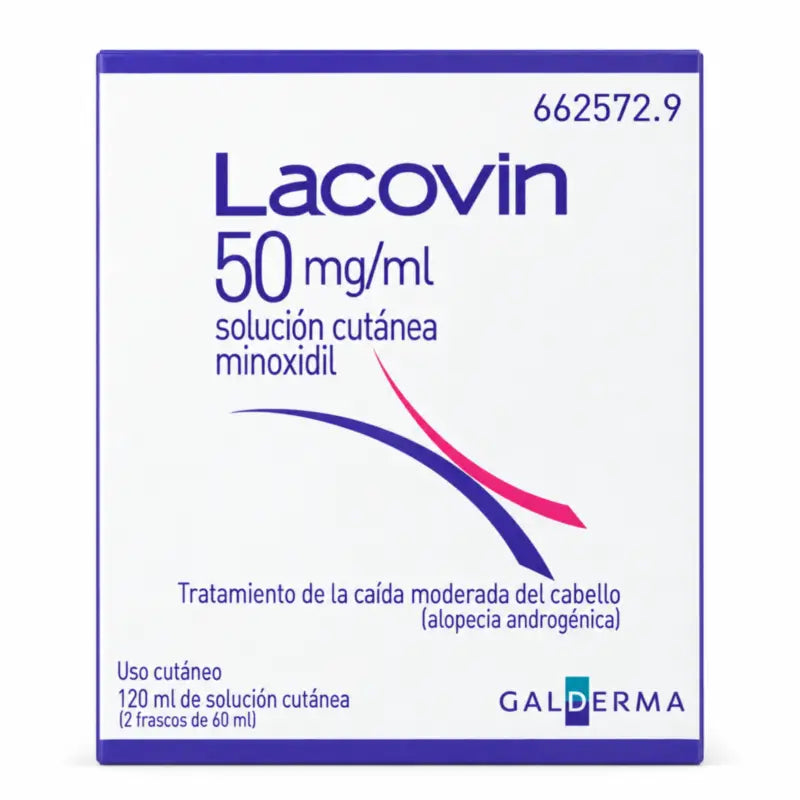 Lacovin 50 mg/ml Minoxidil Hautlösung 2 Fläschchen x 60 ml